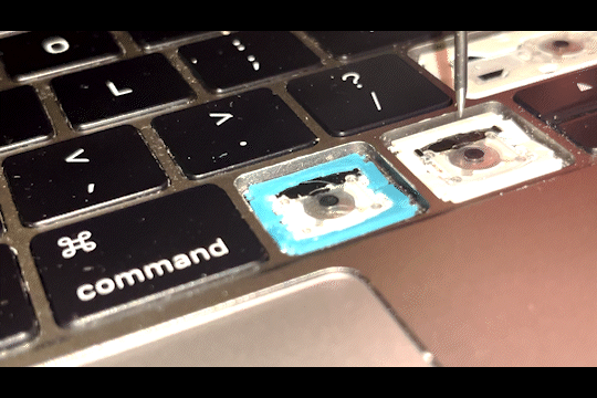 Ход клавиш такой клавиатуры был немногим больше миллиметра