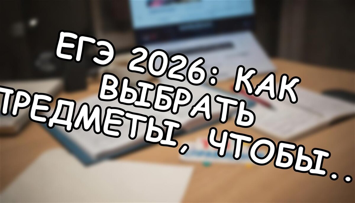 ЕГЭ 2026: как выбрать предметы, чтобы не закрыть двери в вуз (Источник: Яндекс Картинки)