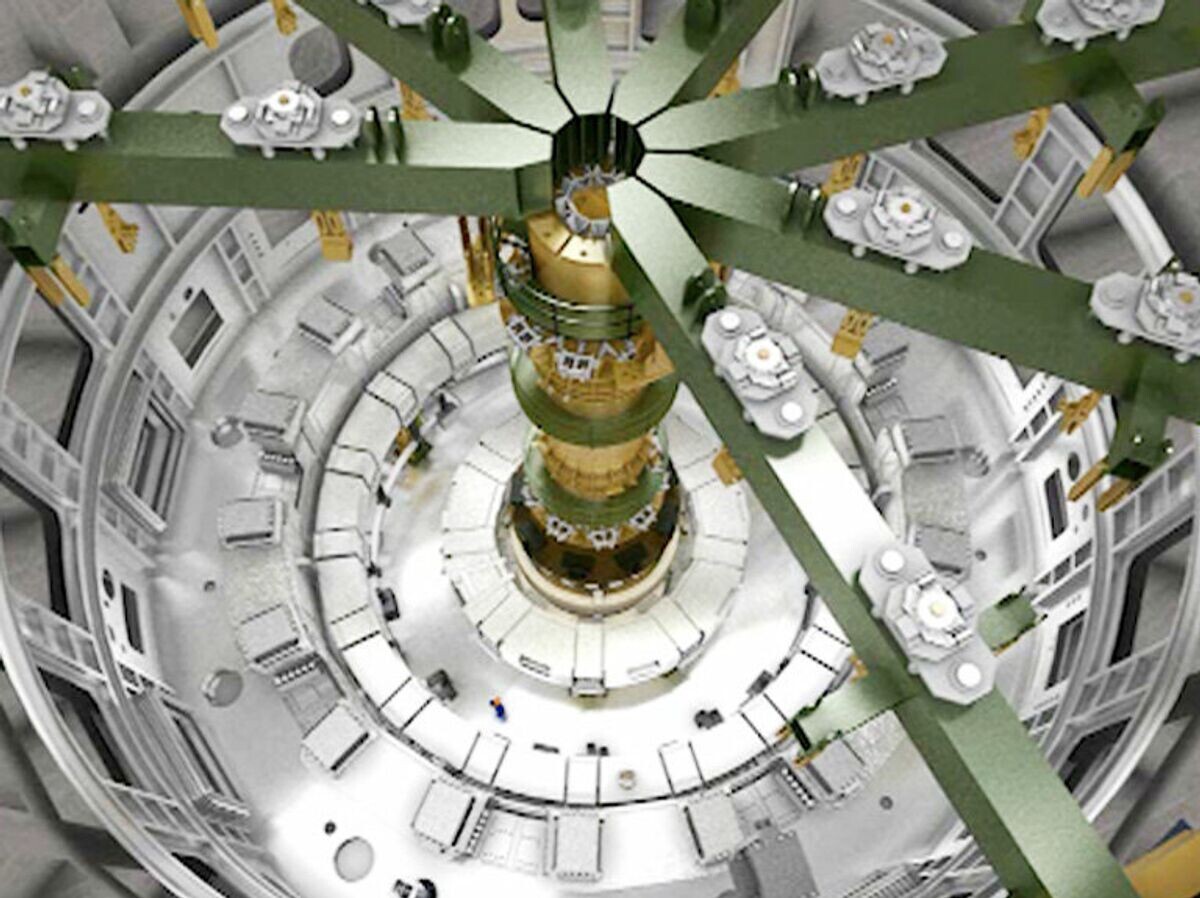    Процесс сборки термоядерного реактора ИТЭР© ITER