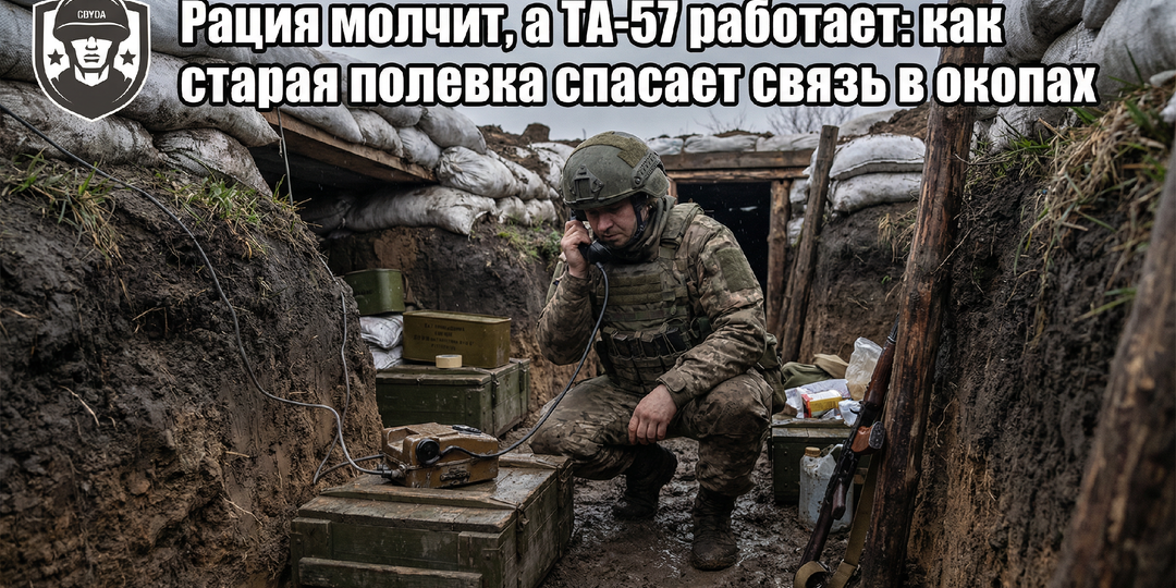 Рация молчит, а ТА-57 работает: как старая полевка спасает связь в окопах