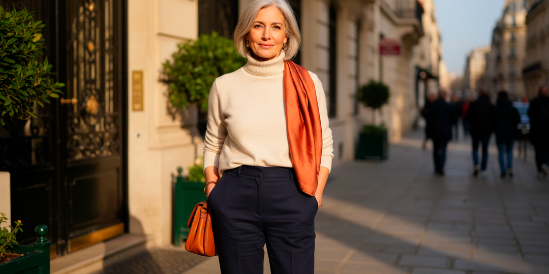 Собрать стильный образ за 5 минут: формула для женщин 50+