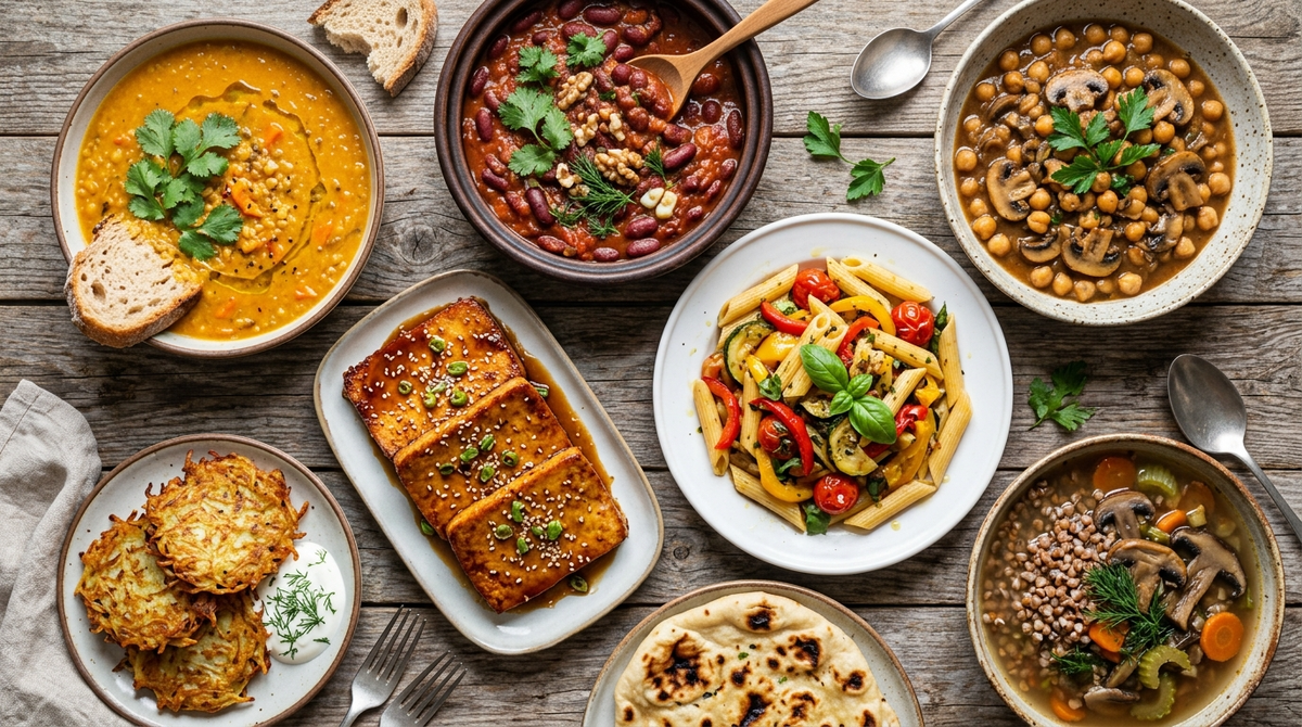 Без мяса, молока и яиц — но голодным из-за стола точно не встанешь