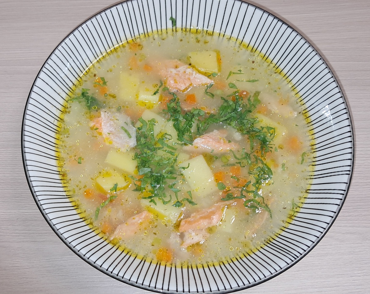 Рыбный суп с рисом