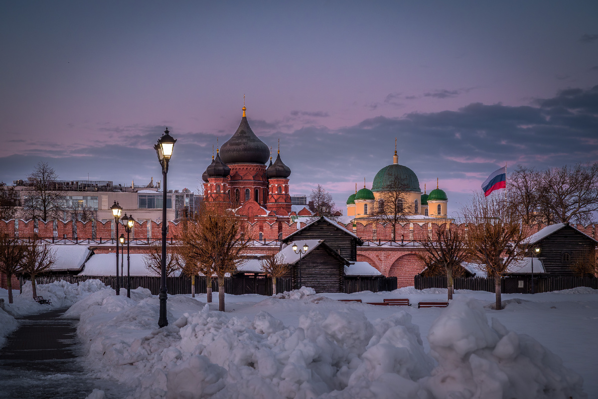 Внутри Тульского кремля