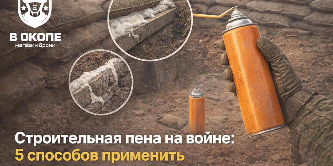 Строительная пена на войне: 5 способов применить обычный баллон в окопе