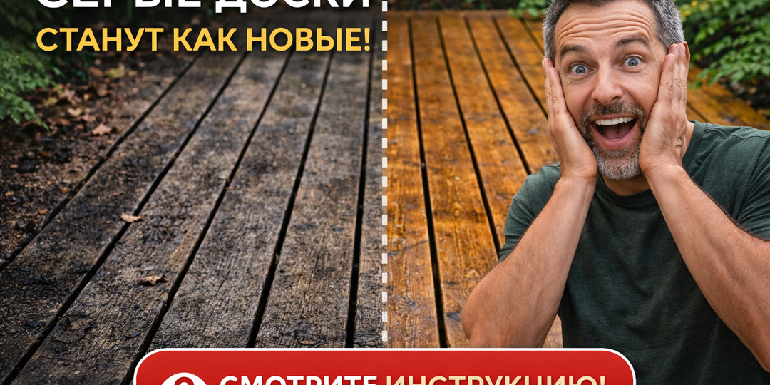 Как помыть террасу из дерева и вернуть ей первоначальный цвет