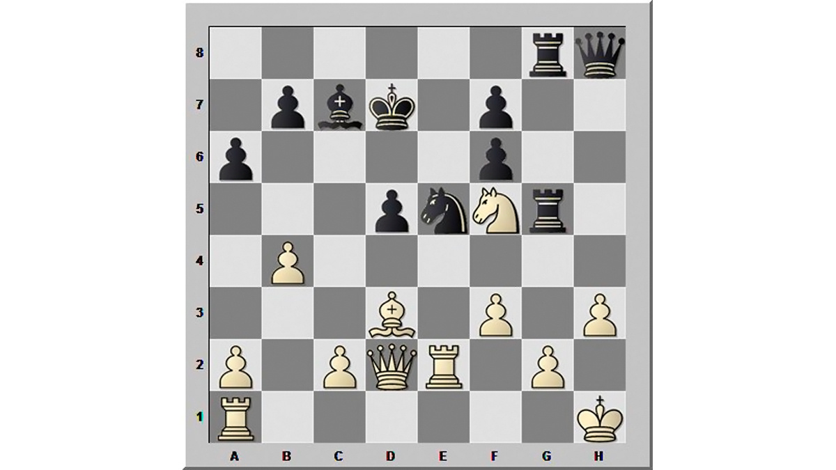 Чёрные начинают и выигрывают