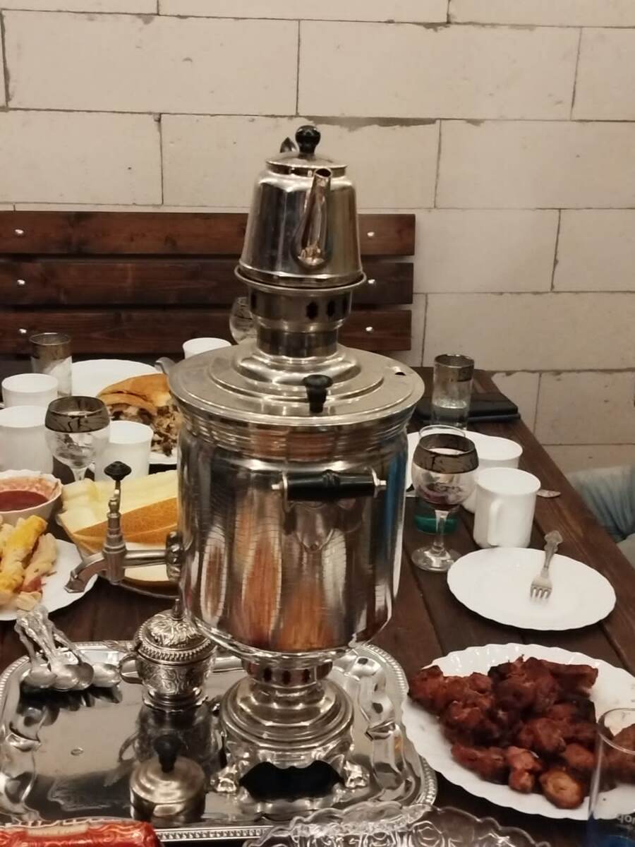 Любые посиделки на свежем воздухе - только с самоваром! 