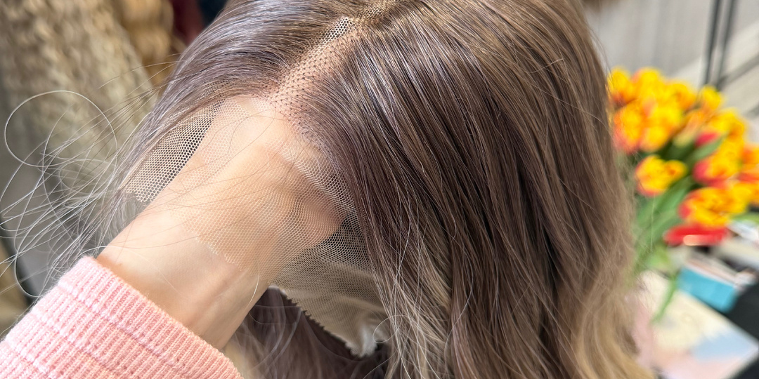 Парик/полусистема окрашивание балаяж