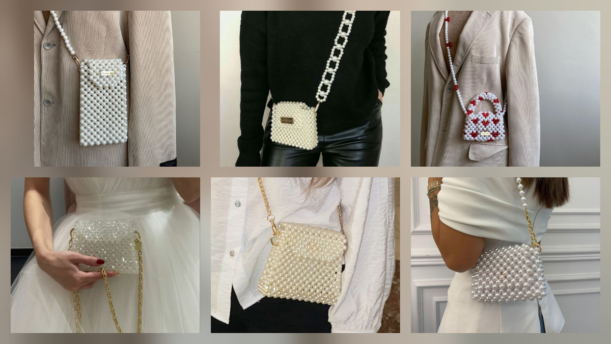 Мини-сумочки из бусин