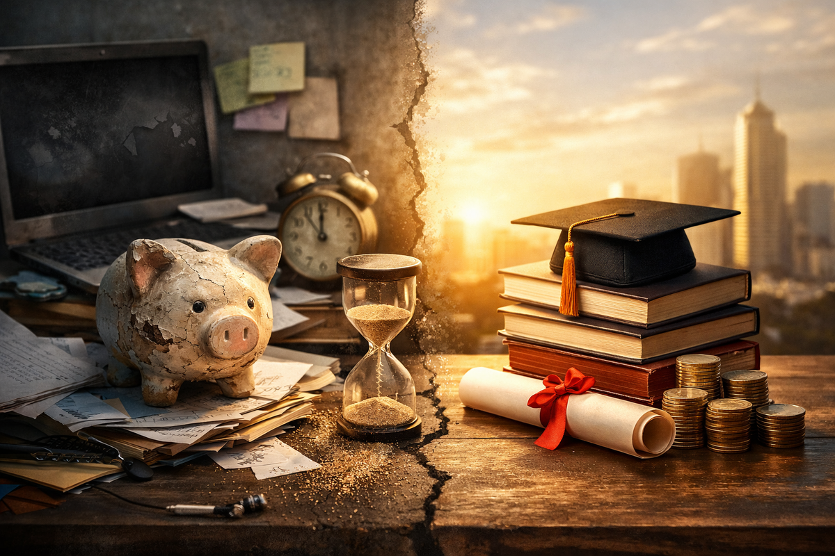 “Люди думают, что теряют деньги на плохом обучении. Но чаще всего они теряют кое-что дороже — месяцы жизни, уверенность и момент, когда могли бы вырасти в доходе.”