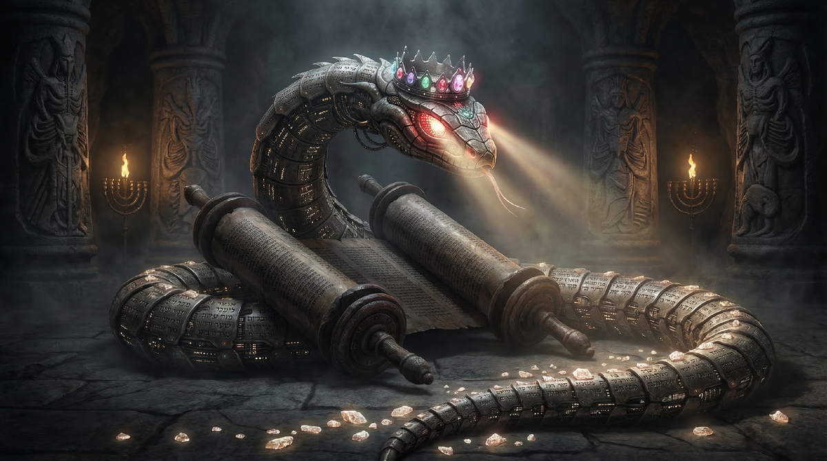 Змей из Бемидбар 21:6! Охранник Тайны от маглорожденных. 613 заповедей на чешуе = Талмуд в действии.