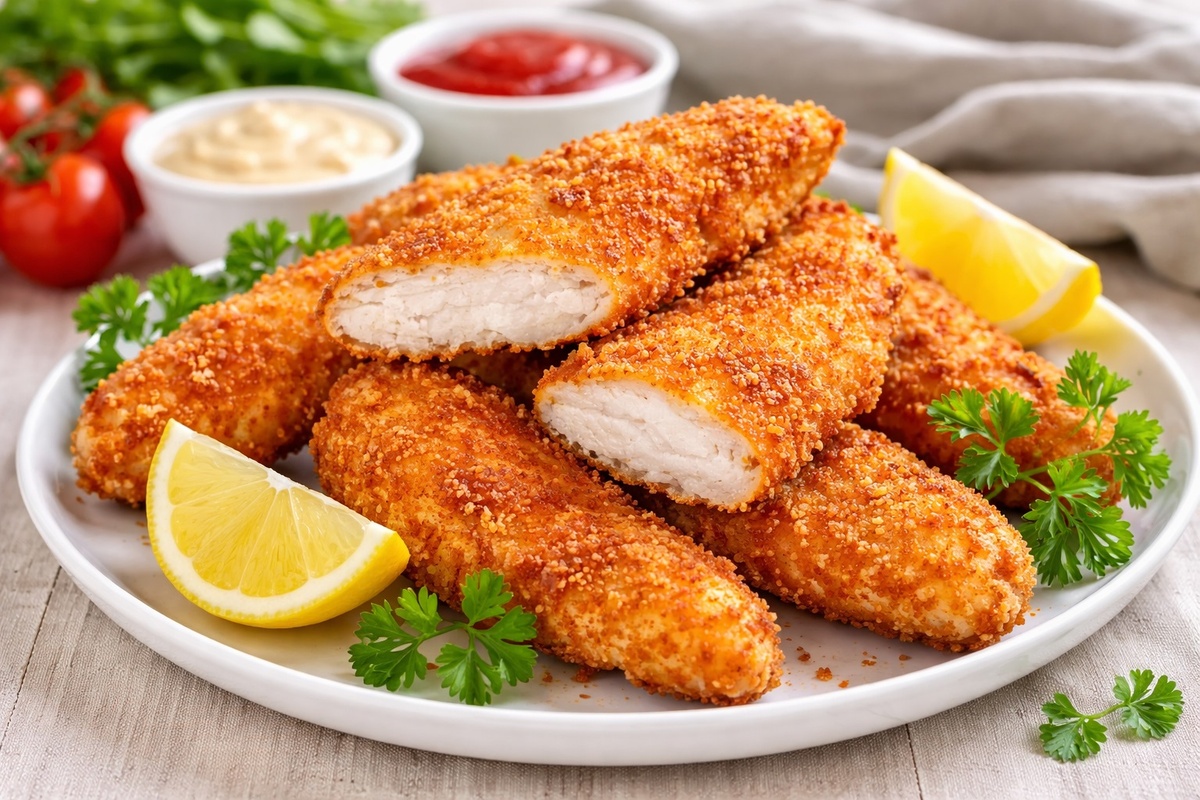 Куриная грудка в хрустящей корочке