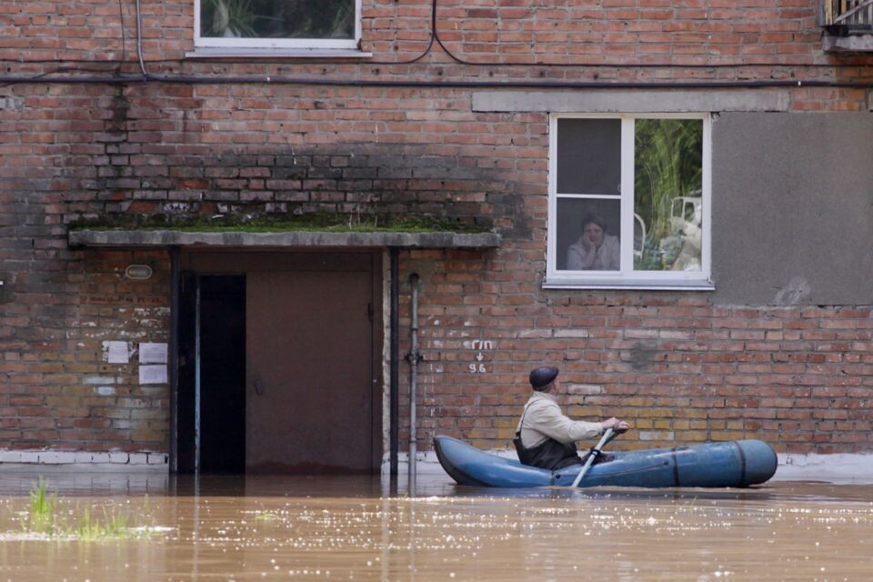    Паводок в поселке Сорокино, 2014 год. Источник: Олег Укладов