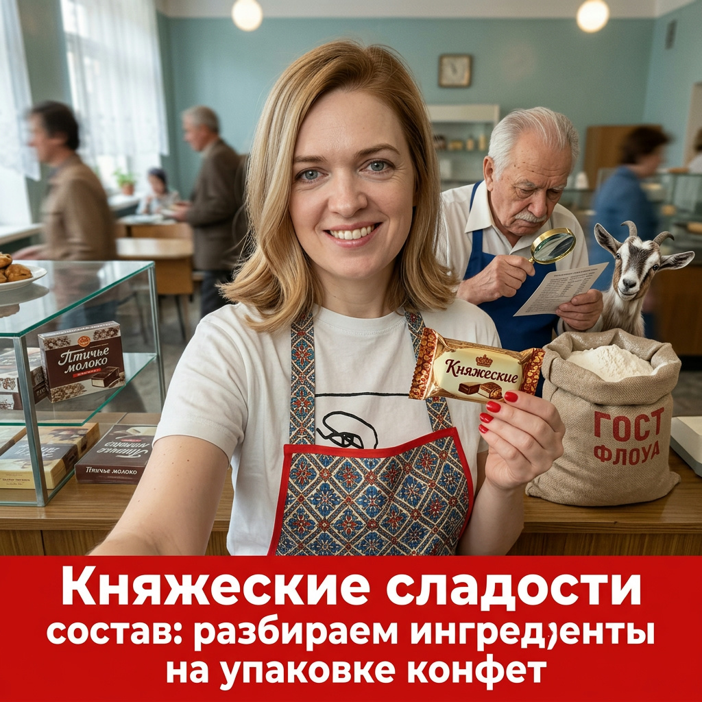    Изучаем состав конфет Княжеские сладости admin