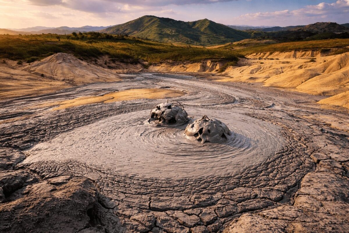  Грязевые вулканы в Ключах / фото: Виктор Рогов «СахПресс»