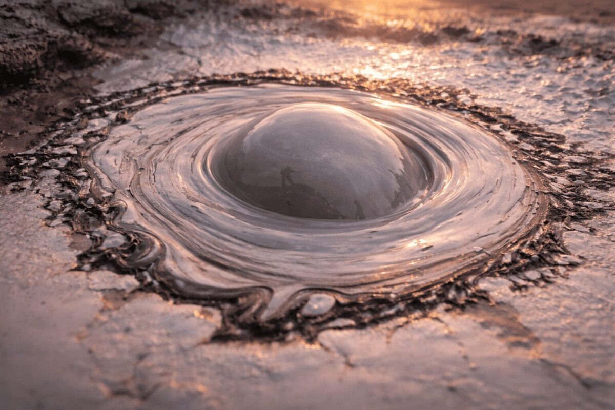  Грязевые вулканы в Ключах / фото: Виктор Рогов «СахПресс»