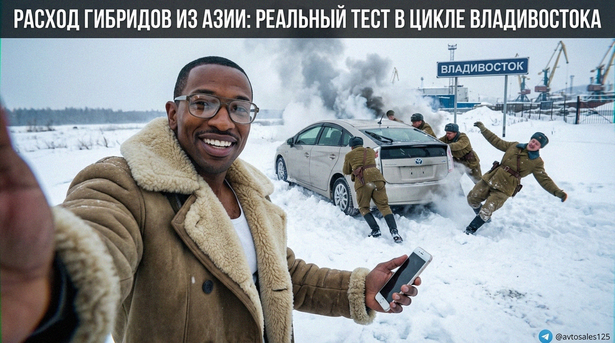    Замер расхода топлива гибридов в городском цикле Владивостока. Авто Сейлс
