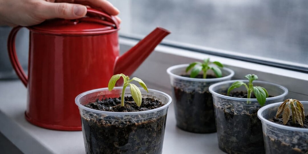 Когда рассаде становится хуже от ухода: 3 момента, после которых вмешательство начинает вредить