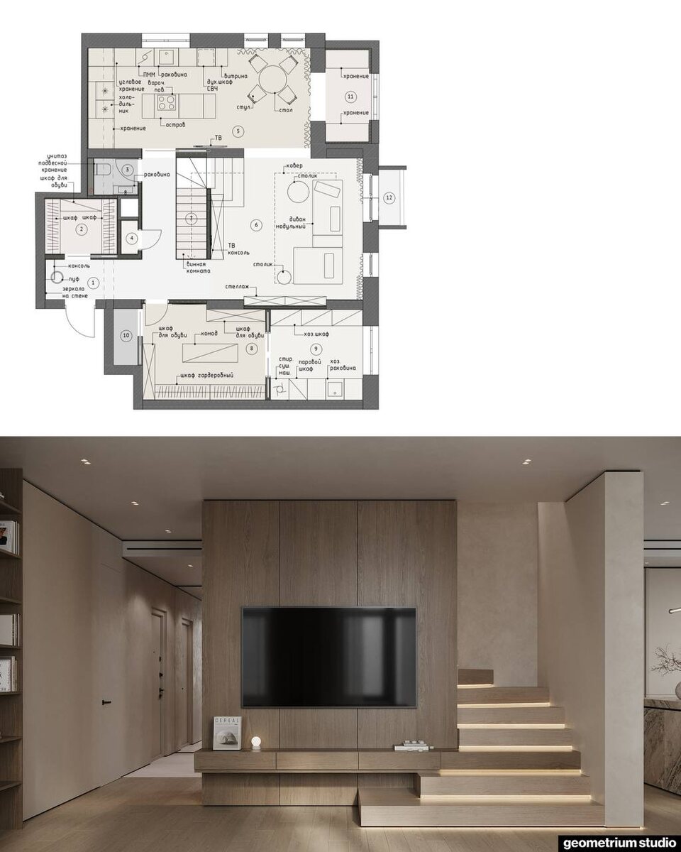 Дизайн-проект частного дома в г. Тверь 