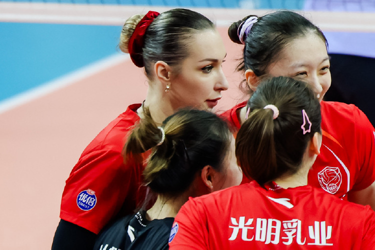    Ирина Воронкова в составе «Шанхая» / фото: weibo.cn