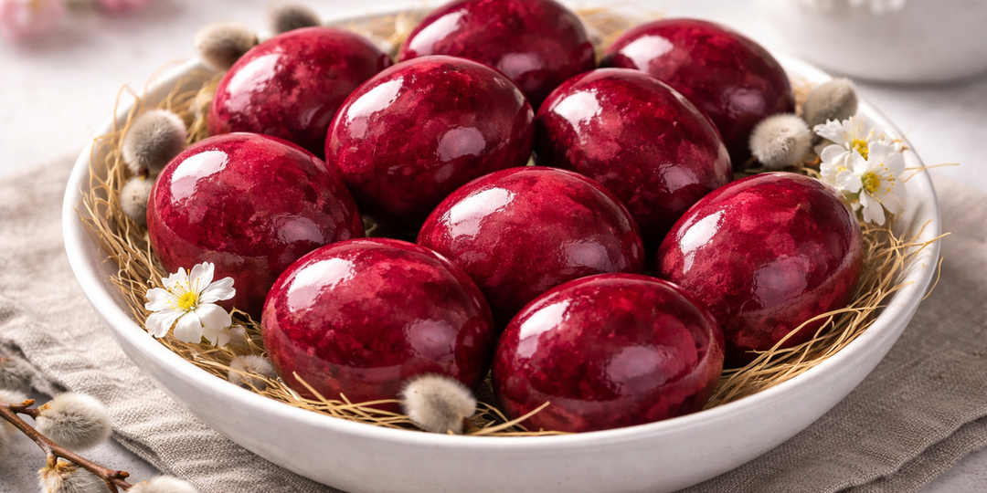 Луковая шелуха теперь в пролете: крашу яйца на Пасху 1 овощем — такой красоте позавидует даже Курочка-Ряба