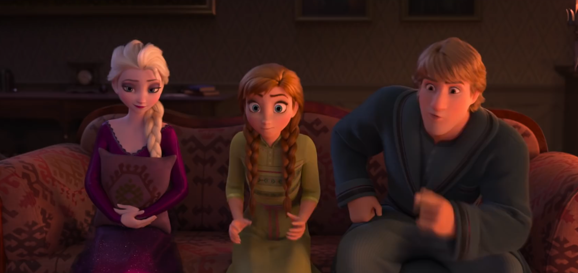 Кадр из трейлера мультфильма «Холодное сердце 2» (Frozen 2). Студия: Walt Disney Animation Studios, 2019.