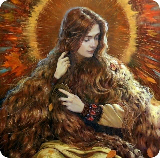 Художник Владимир Киреев, картина "Осень".