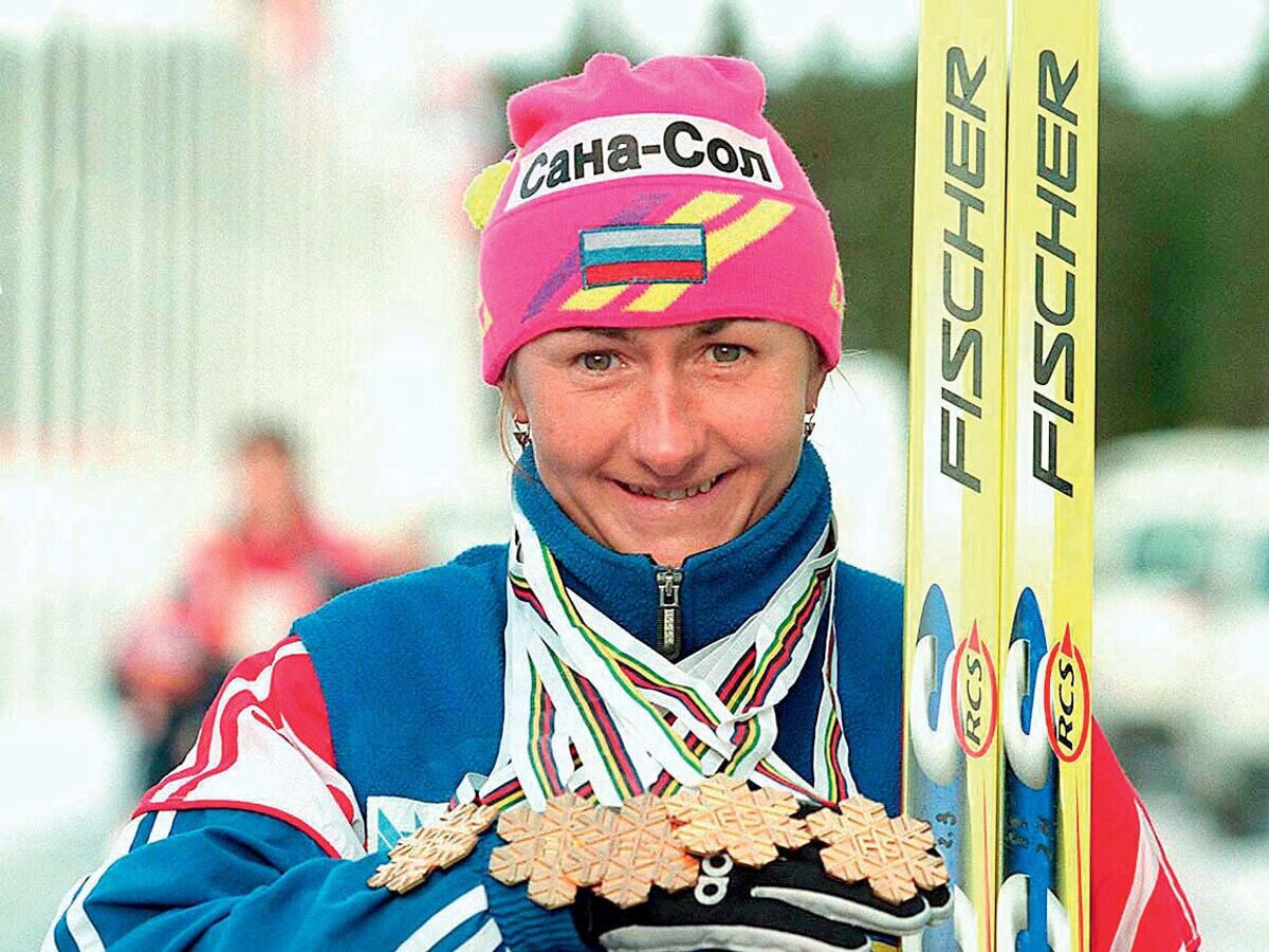    Трехкратная олимпийская чемпионка президент Федерации лыжных гонок России Елена Вяльбе | © Фото : личный архив Е. Вяльбе
