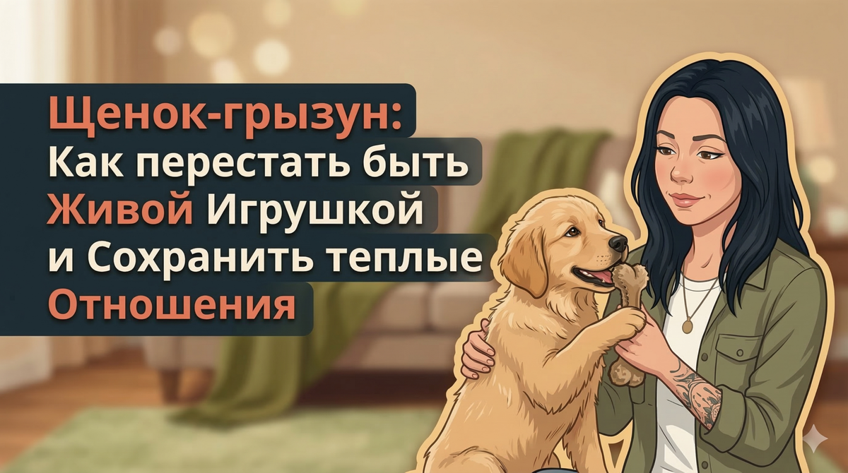    Как пережить этап «щенок кусает руки» и сохранить доверие. Анна Марковская