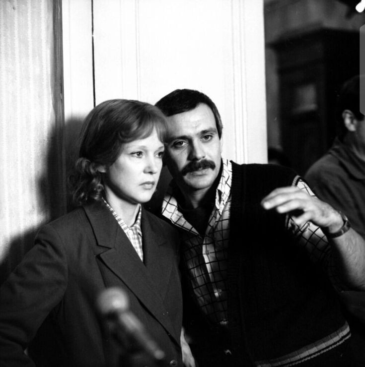 Людмила Гурченко и Никита Михалков на съемках фильма «Пять вечеров»