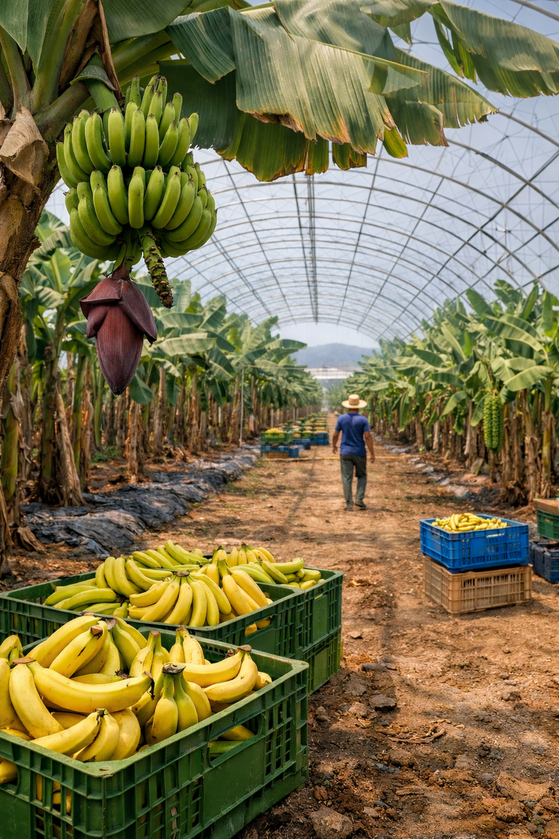 В России вырастут свои бананы. Запуск плантации обойдется в миллиарды рублей