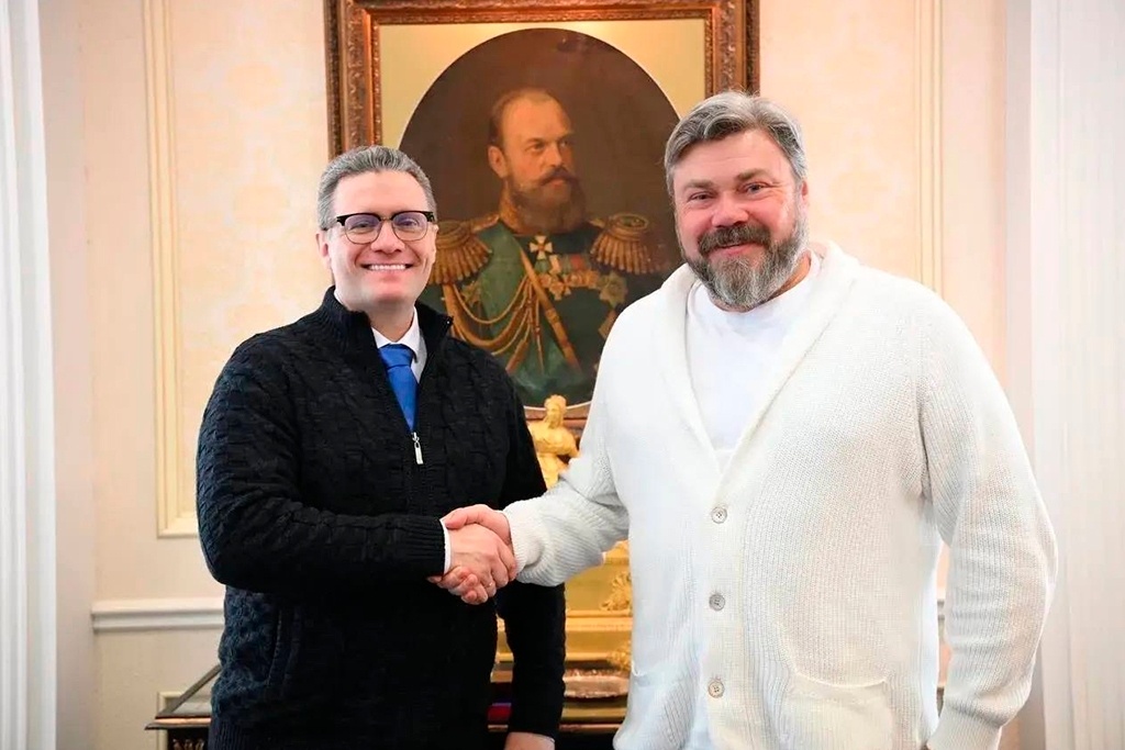    Георгий Филимонов и Константин Малофеев обсудили народосберегающие инициативы Вологодской области