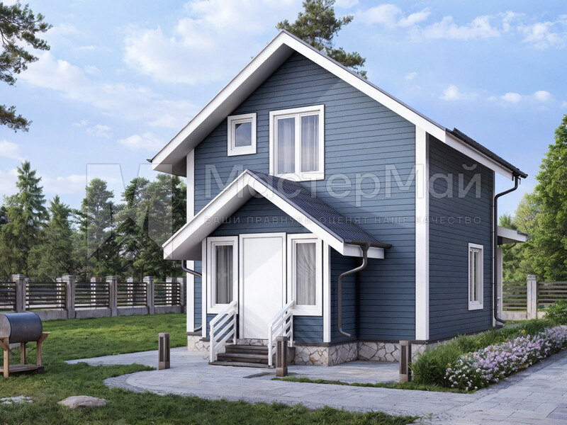 Брусовой дом. https://mastermay.ru/