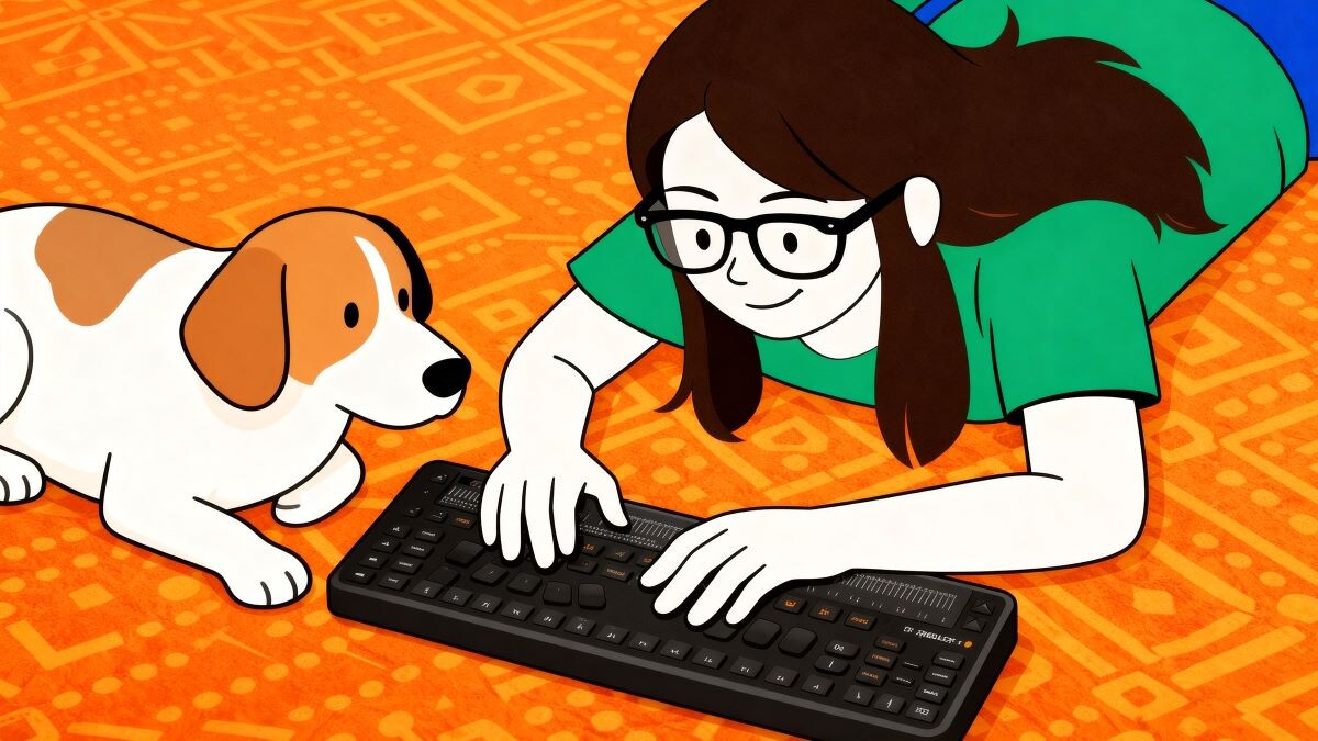 Тактильный дисплей Брайля преобразует цифровой текст с компьютера или смартфона в рельефно-точечные символы по системе Брайля