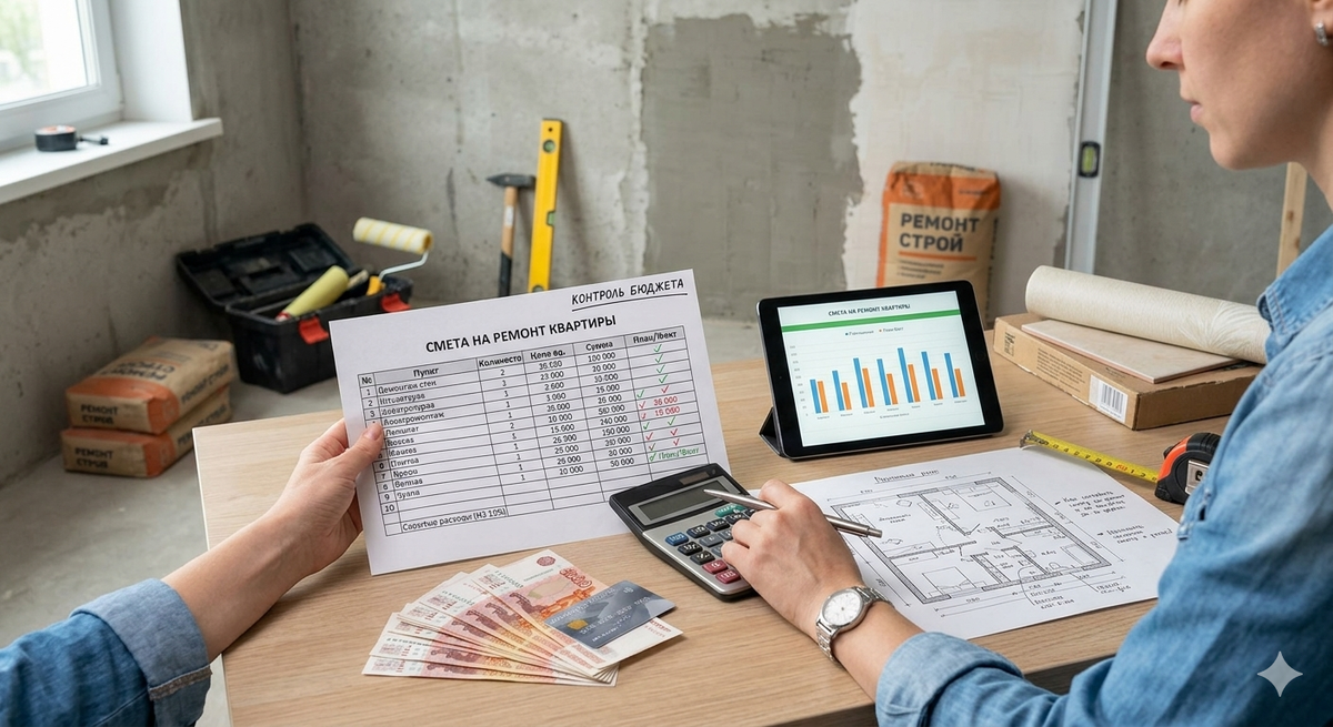 Как составить смету на ремонт и не выйти за ее пределы