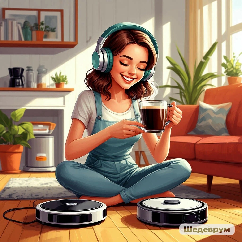 Прям даже понравилась картинка. И пальцы все на месте. Только роботов почему-то два... Запрашивала один))) Шедеврум 