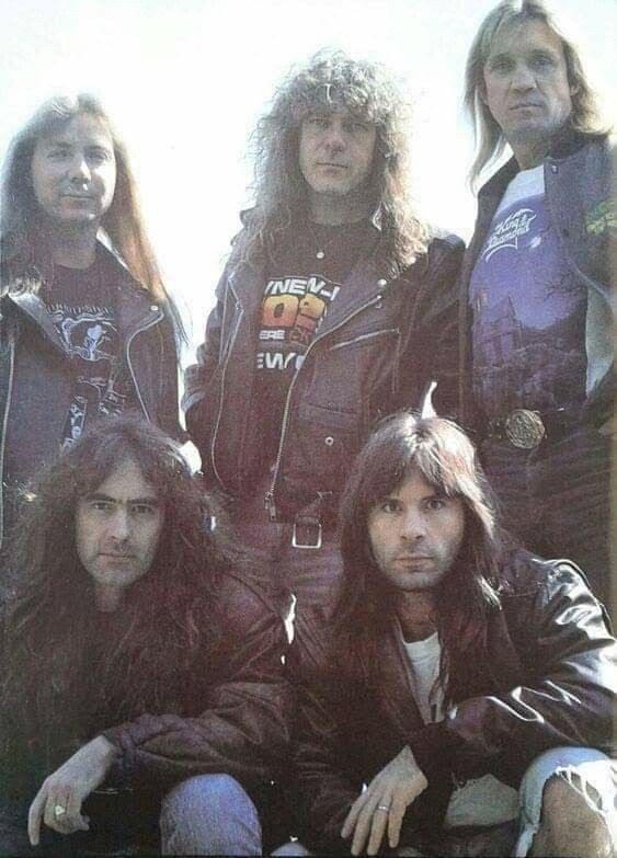 Iron Maiden в 1992 году. Фото из открытых источников.