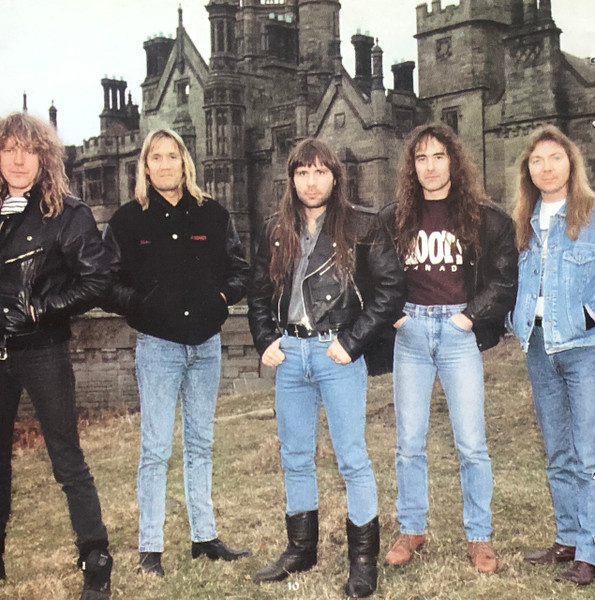 Iron Maiden в 1992 году. Фото из открытых источников.