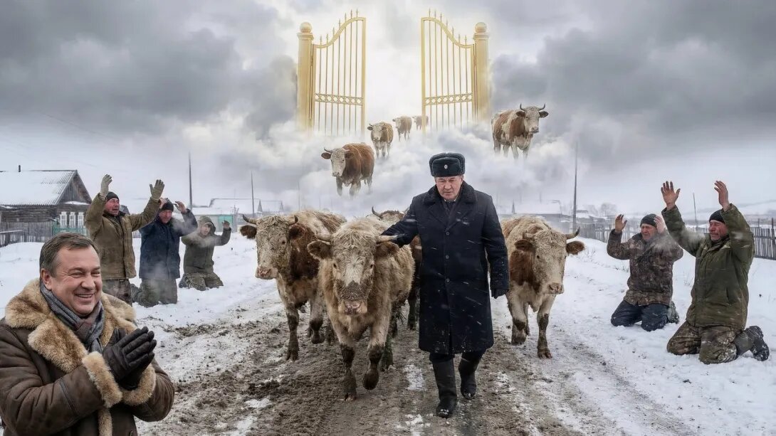 Чиновники зря отмалчиваются из-за ситуации с коровами в Новосибирской области
Фото:
сгенерировано нейросетью Nano Banano Pro