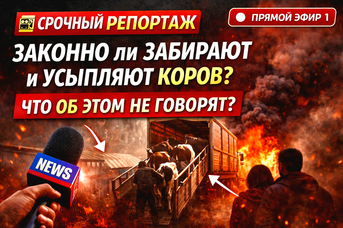 «Могут ли забрать и усыпить коров по закону? То, о чём фермеры узнают слишком поздно»?