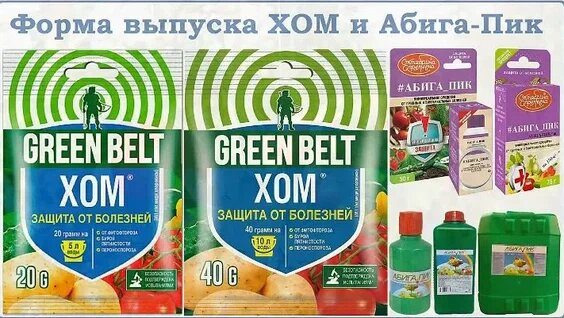 Абига-Пик и ХОМ, в чем сходство и в чем различие этих препаратов, как и когда их можно применять в саду весной