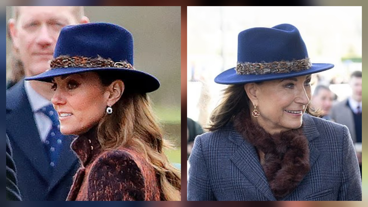 Кэрол порадовала поклонников королевской семьи, появившись на Женском дне Челтнемского фестиваля в стильной фетровой шляпе своей дочери.