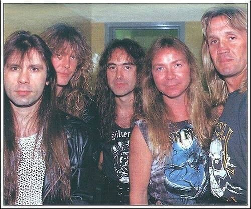 Iron Maiden в 1992 году. Фото из открытых источников.