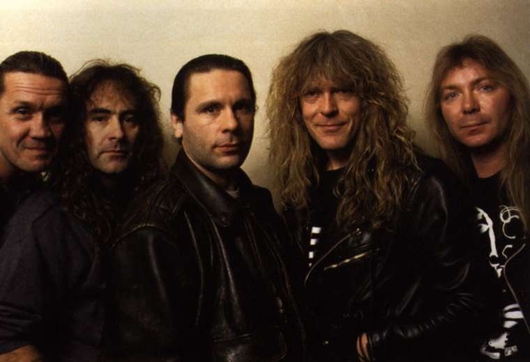 Iron Maiden в 1992 году. Фото из открытых источников.
