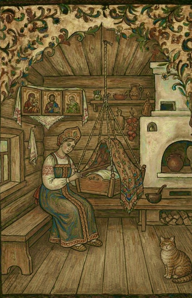 Был еще один славянский дух с такой же функцией, как и у Зыбочника. Он назывался Криксой, вызывал у ребенка плач и крики.