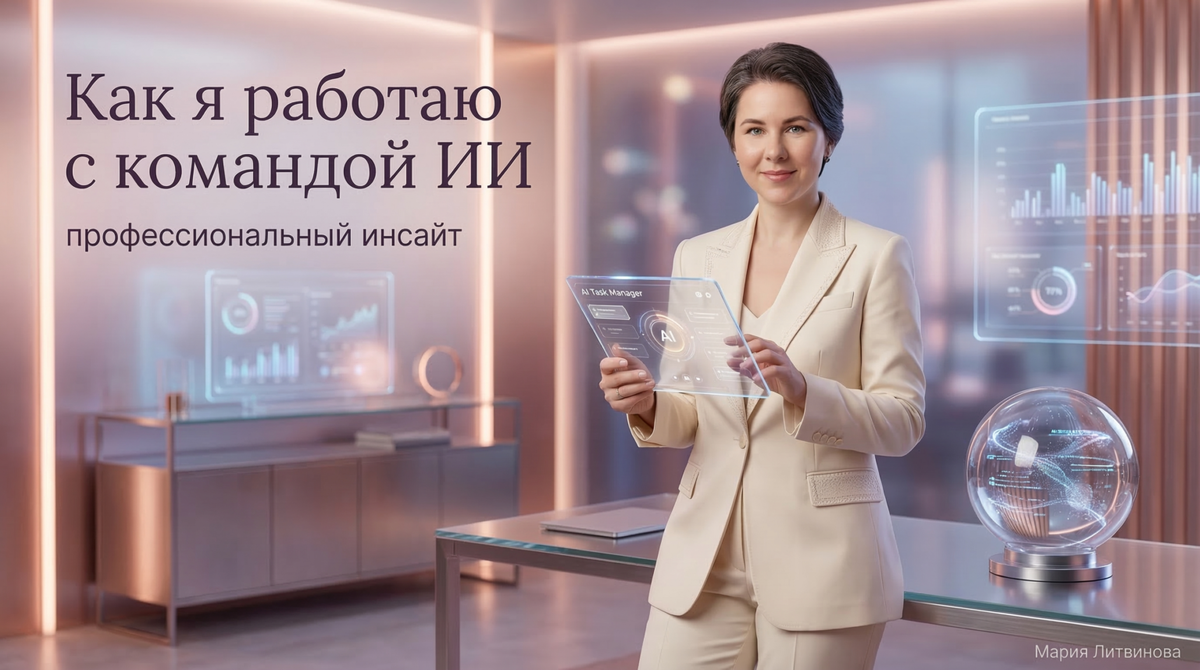    Работайте с ИИ как с умным напарником — без чудес | Автор: Мария Литвинова Мария Литвинова