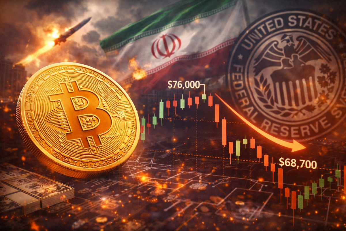 ₿ Bitcoin притормозил после рывка к $76 000