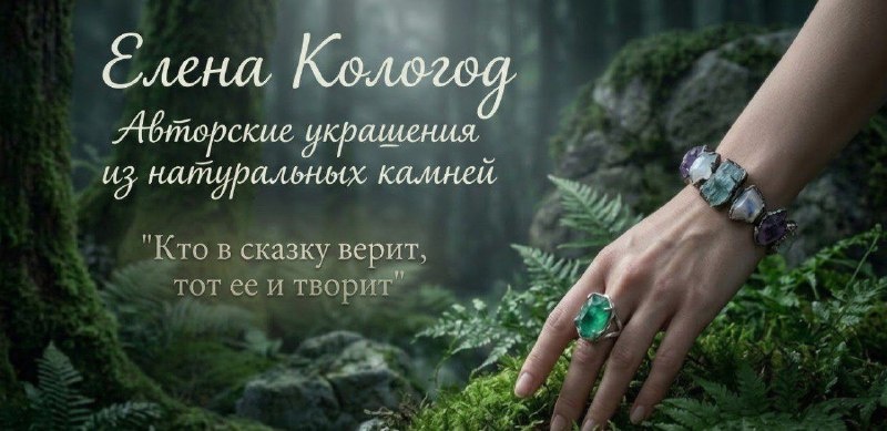 Елена Кологод. Авторские украшения из натуральных камней