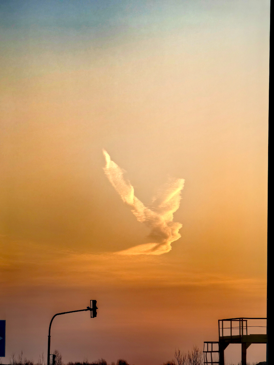 Только гляньте какое облако попалось по пути. Ангел не иначе!!!